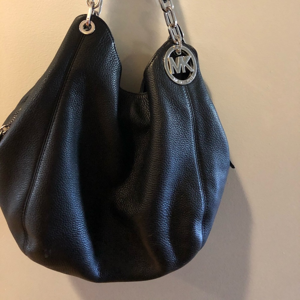 Michael Kors leather shoulder bag